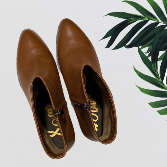 Sam Edleman Joey Saddle Heel Boots - Picture 4 of 7